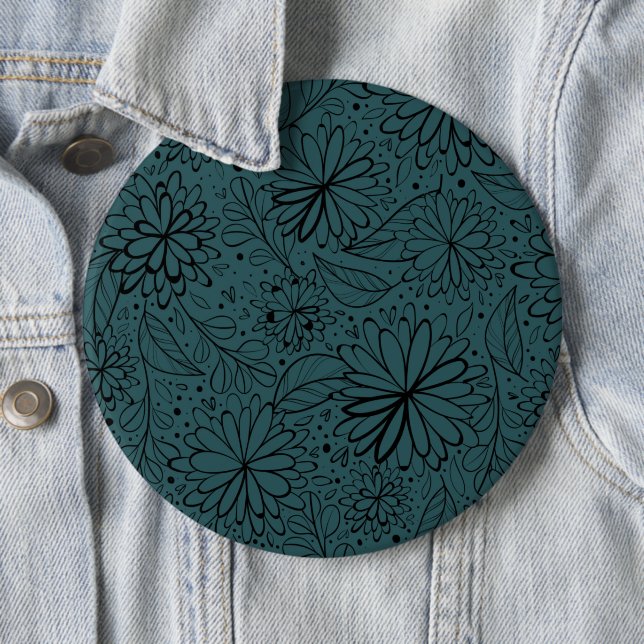 Luxury Mandala 30 6 Cm Round Badge (In Situ)