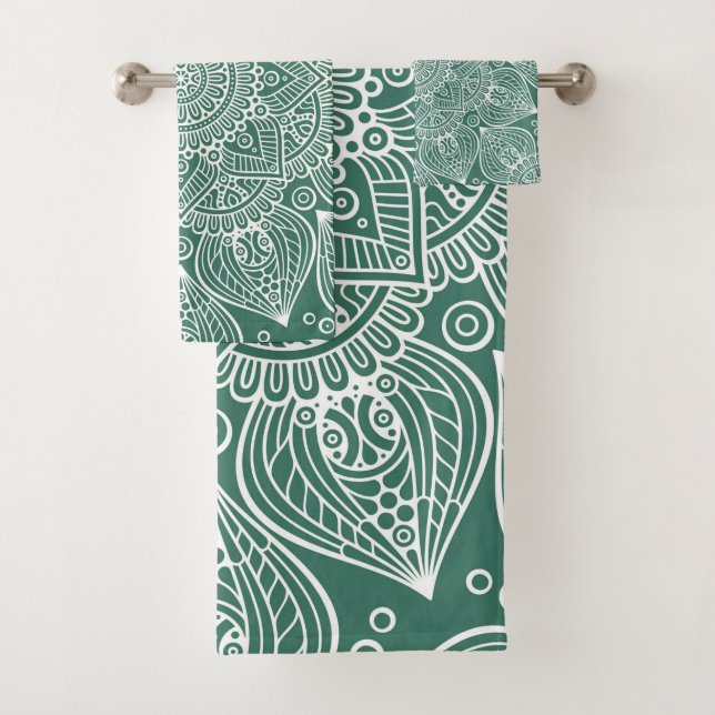 Luxury Mandala 37 Bath Towel Set (Insitu)