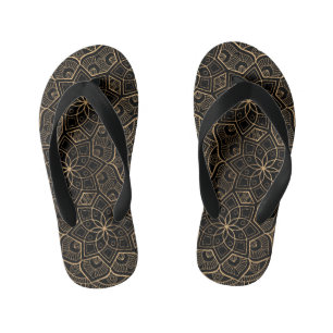Luxury Mandala 3 Kid's Flip Flops