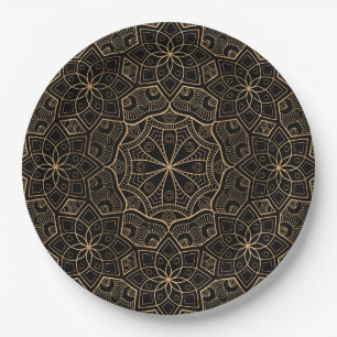 Luxury Mandala 3 Paper Plate