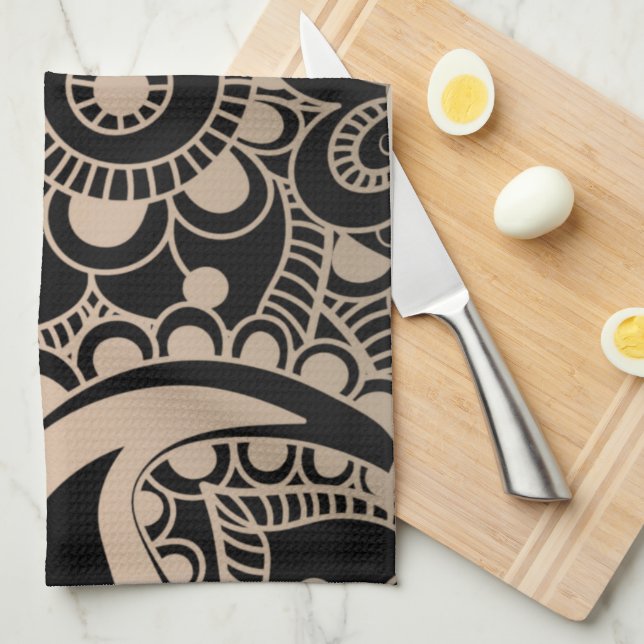 Luxury Mandala 42 Tea Towel (Quarter Fold)
