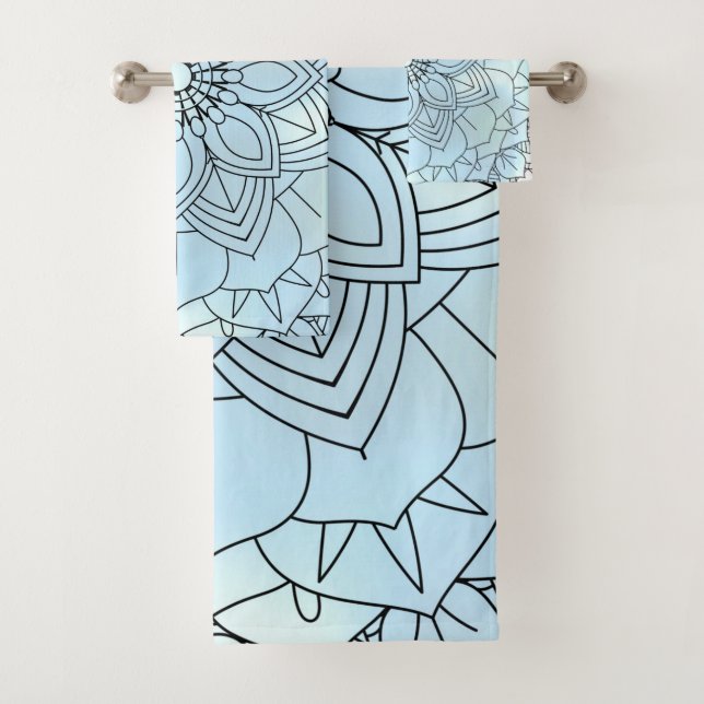 Luxury Mandala 56 Bath Towel Set (Insitu)