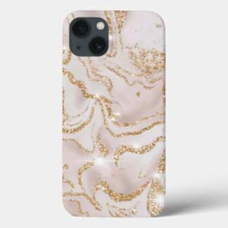 Luxury Marble Glitter iPhone 13 Case