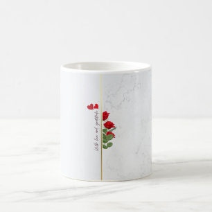 Luxury Marble Gold Mug– Romantic Thankful Gift Coffee Mug