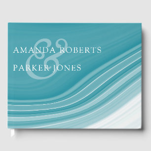 Luxury Marble Wedding Guest Book