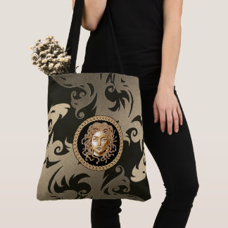 Luxury Medusa Baroque Tote Bag