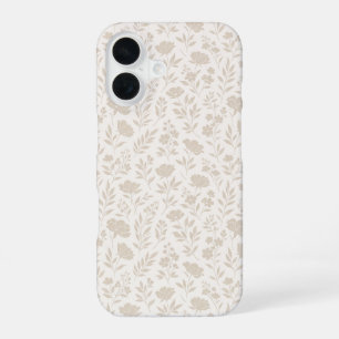 Luxury Minimal Botanical Pattern iPhone 16 Case