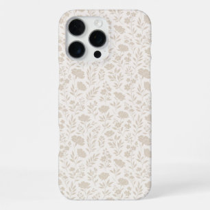 Luxury Minimal Botanical Pattern iPhone 16 Pro Max Case