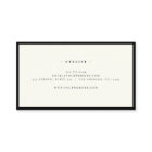 Luxury Minimal Monogram Black Ivory Chic Stylish