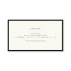 Luxury Minimal Monogram Black Ivory Chic Stylish