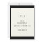 Luxury Minimal Monogram Black Ivory Chic Stylish