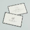 Luxury Minimal Monogram Black Ivory Chic Stylish