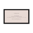 Luxury Minimal Monogram Blush Pink Chic Stylish