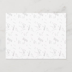 Luxury Minimalist Abstract Postcard