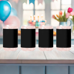 Luxury Minimalist Black Christmas Collection Can Glass