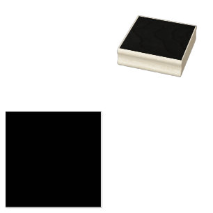 Luxury Minimalist Black Christmas Collection Rubber Stamp