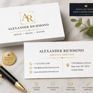 Luxury Minimalist Custom Business Card
