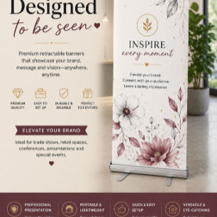 Luxury Minimalist Retractable Banner