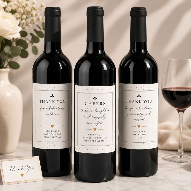 Luxury Minimalist Wine Label Set (Creator Uploaded)