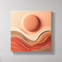 Luxury Modern 3D Abstract - Layered Hill