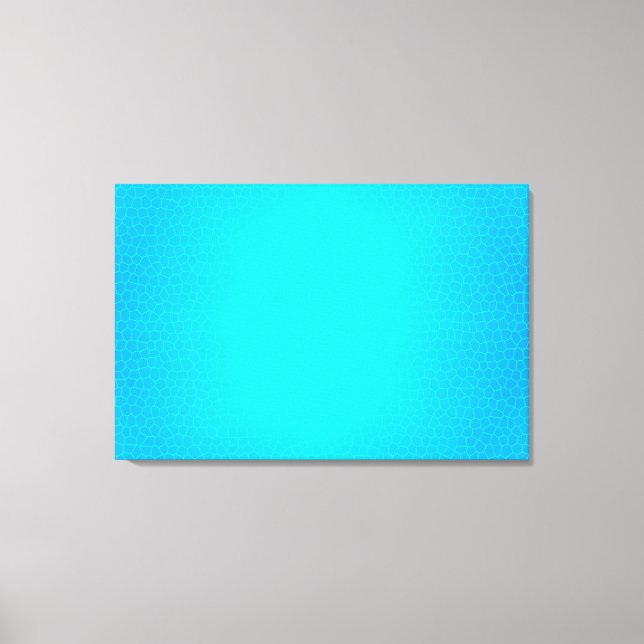 Luxury Modern Blue Art Sky Sun Stained Glass Canvas Print (Front)