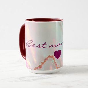 Luxury Modern Blush Pink Soft Mint Gold Collection Mug