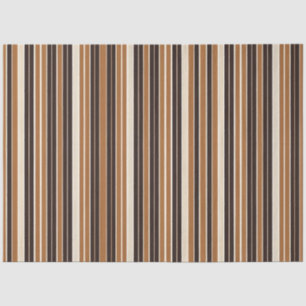 Luxury Modern Brown White Linen Texture Collection Tissue Paper