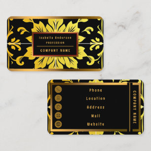 Luxury Modern Elegant Floral Collection Business Card