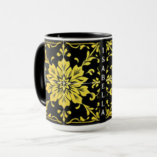 Luxury Modern Elegant Floral Collection Mug
