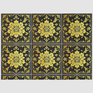 Luxury Modern Elegant Floral Collection Tissue Paper