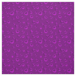 Luxury Modern Elegant Glitter Purple Heart Fabric