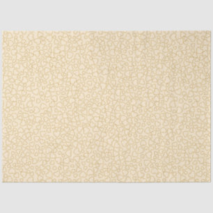 Luxury Modern Elegant Love Gold Heart Tissue Paper