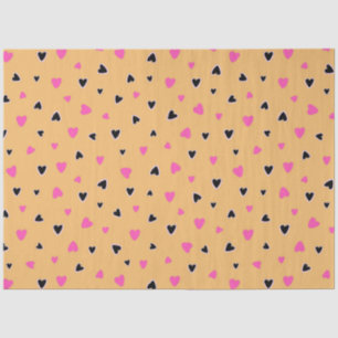 Luxury Modern Elegant Love Gold Heart Tissue Paper