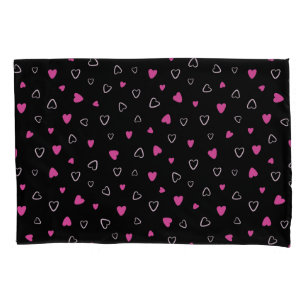 Luxury Modern Elegant Love Heart Pillowcase