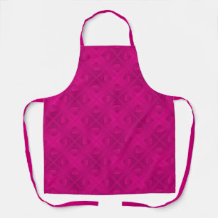 Luxury Modern Elegant Pink Heart Apron