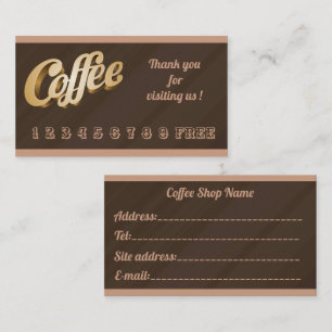 Luxury Modern Free Chocolate Marble Coffee Business Card