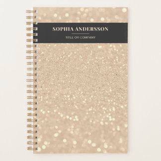 Luxury Modern Gold Glitter Elegant  Planner
