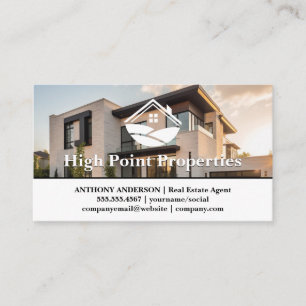 Luxury Modern Property Real Estate Business Card