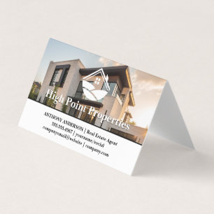 Luxury Modern Property Real Estate Business Card
