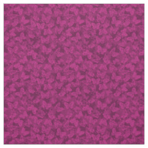 Luxury Modern Purple Natural Floral Butterfly Fabric