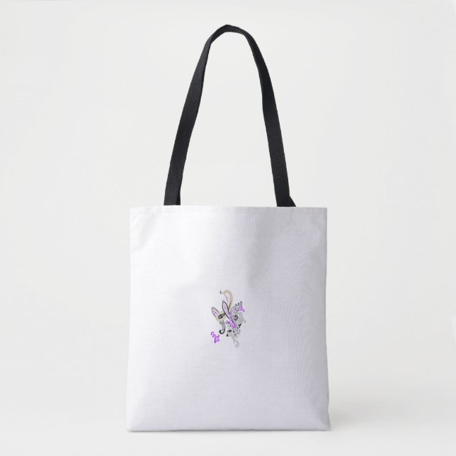 Luxury Monogram-Inspired Tote – Personalised Gift  (Front)