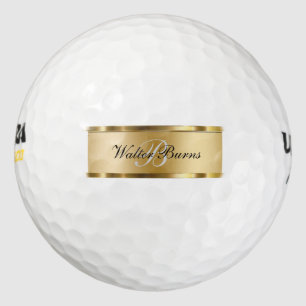 Luxury Monogram Style Golf Balls