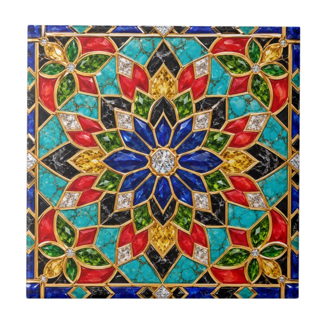 Luxury Moroccan Zellige Tile (Front)