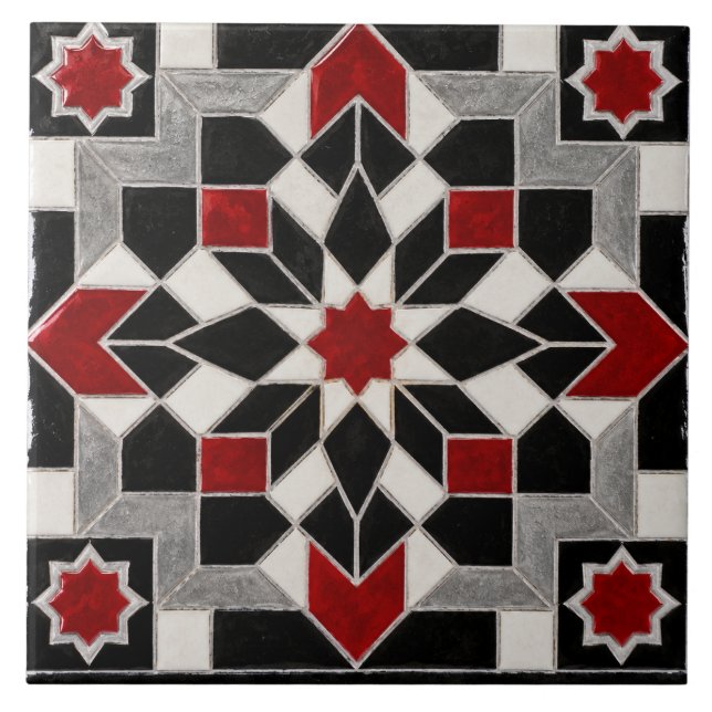 Luxury Moroccan Zellige Tile (Front)