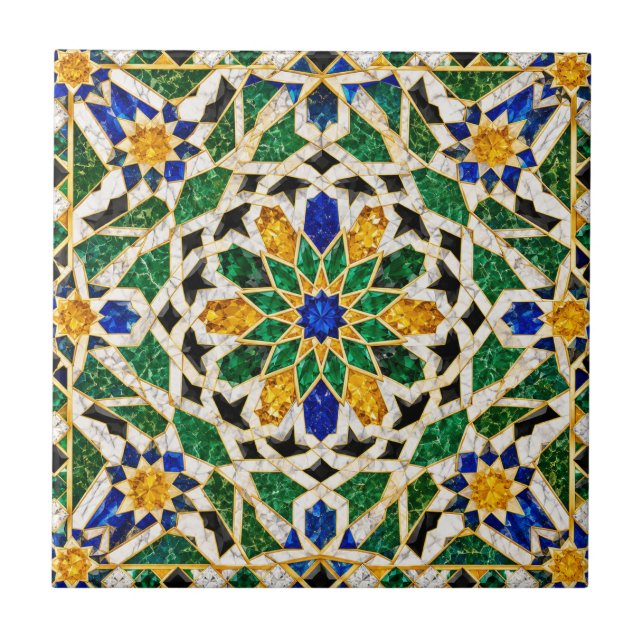 Luxury Moroccan Zellige Tile (Front)