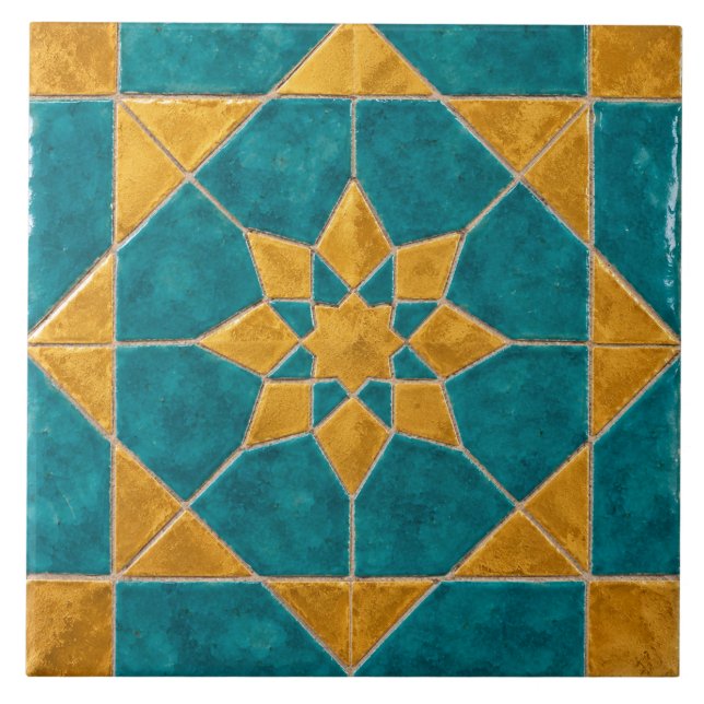 Luxury Moroccan Zellige Tile  (Front)