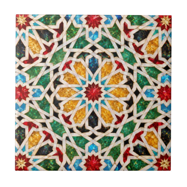 Luxury Moroccan Zellige Tile (Front)