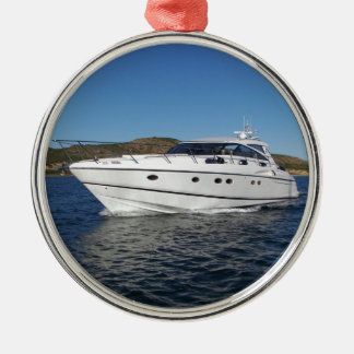 Luxury Motor Boat Metal Tree Decoration