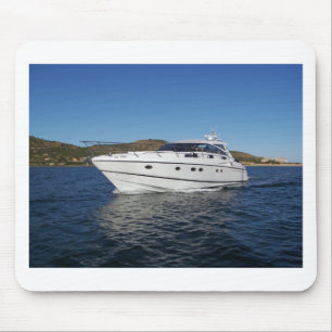 Luxury Motor Boat Mouse Mat