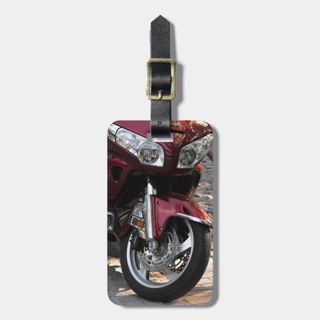Luxury motorbike luggage tag (Front Vertical)